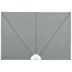 vidaXL Klappbare seitliche Terrassenmarkise Grau 300 x 150 cm Modell Calypso Prime Garden