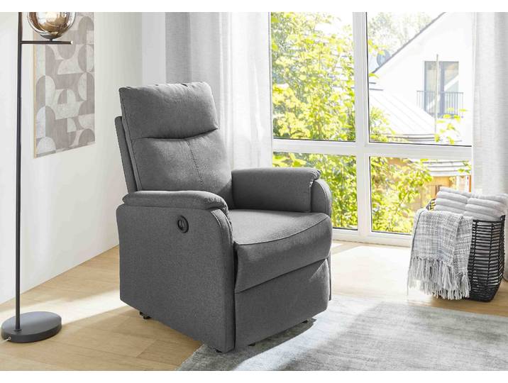 2er Set Pro.Com Bristol Sessel Elektrisch verstellbar mit USB Ladeport