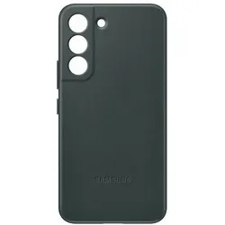 Samsung Leather Cover (Samsung Galaxy S22+), Smartphone Hülle, Grün