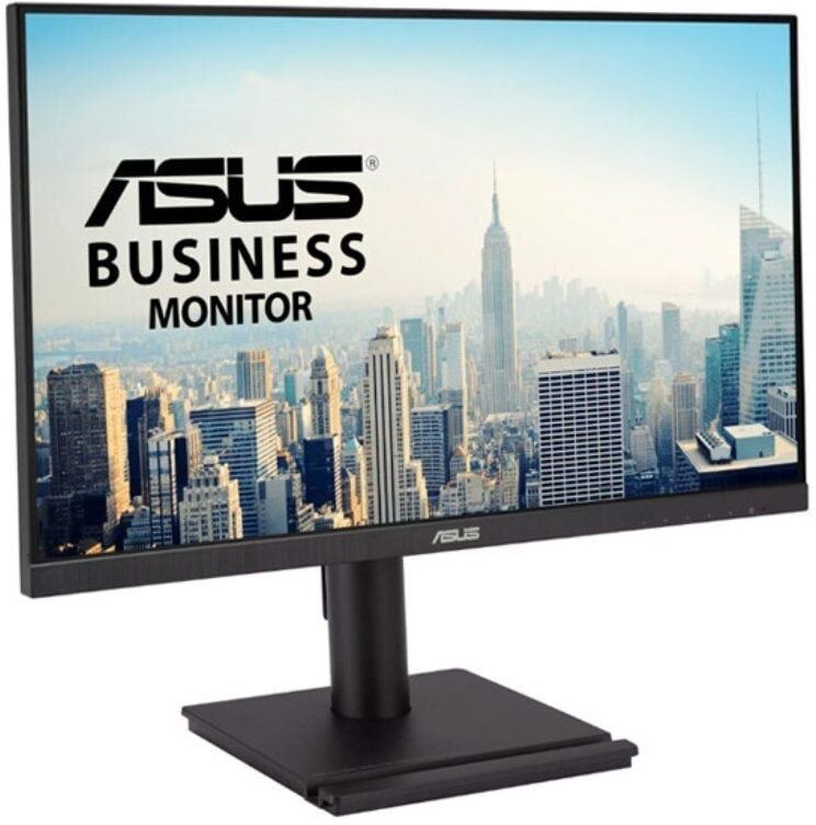 Monitor Profesional Asus VA24DQFS 23.8'/ Full HD/ Multimedia/ Regulable en altura/ Negro