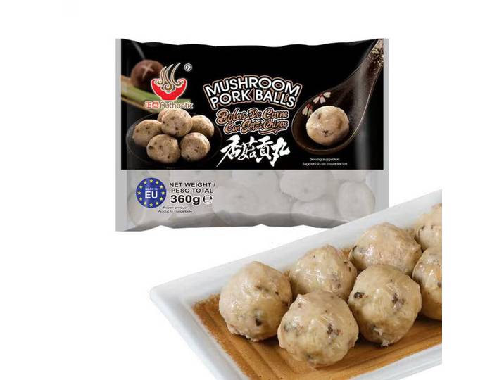 AUTHENTIC Varkensgehaktballetjes met champignons 360 g