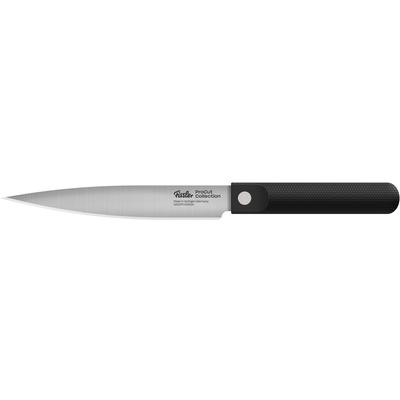 Fleischmesser FISSLER "ProcCut Collection", schwarz (edelstahl, silber, schwarz), Klingenlänge 18cm, Spezialklingenstahl, Kochmesser, Fleischmesser, Made in Germany, handgeschliffen, 12C27M Spezialmesserstahl