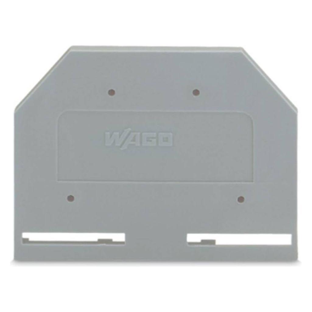 Wago Abschluss-u. Zwischenplatte 281-301 grau 3mm dick f. 2-Leiter-Klemme (281-301)