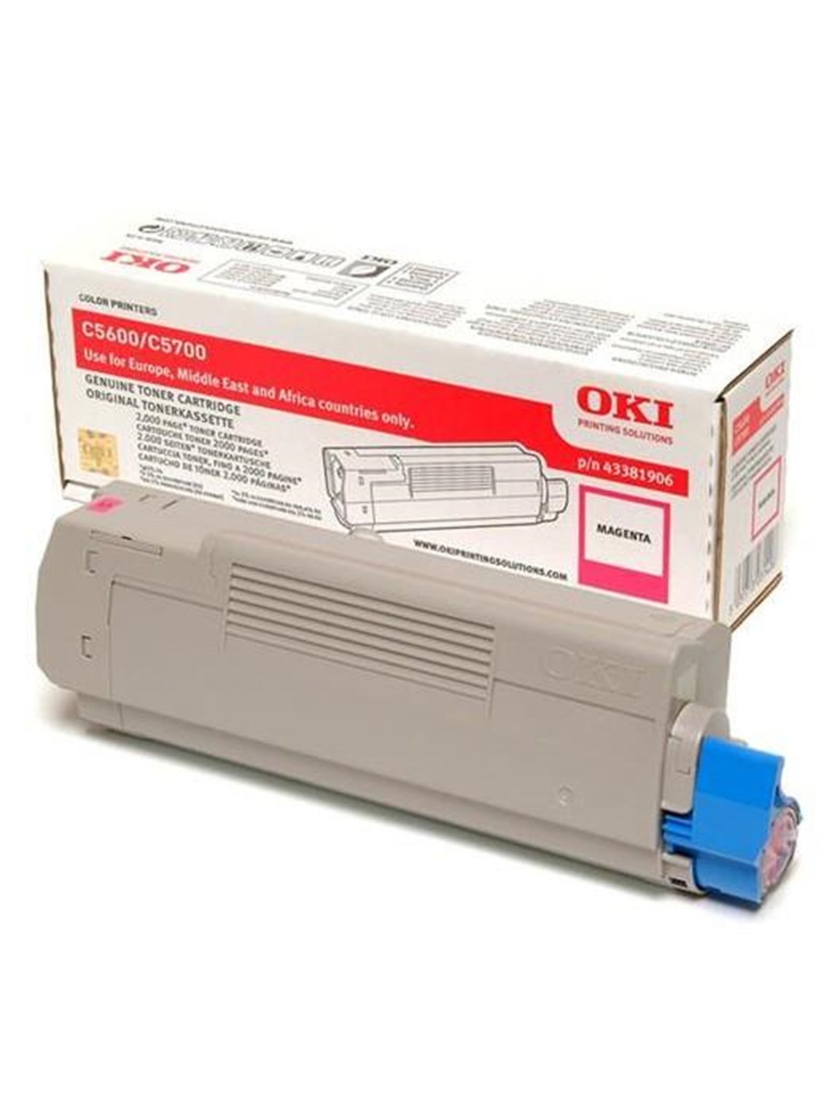 OKI 43381906 Toner - Tonerpatrone Magenta