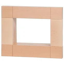 KWO Erzgebirge Rahmen natur klein Höhe 27 cm
