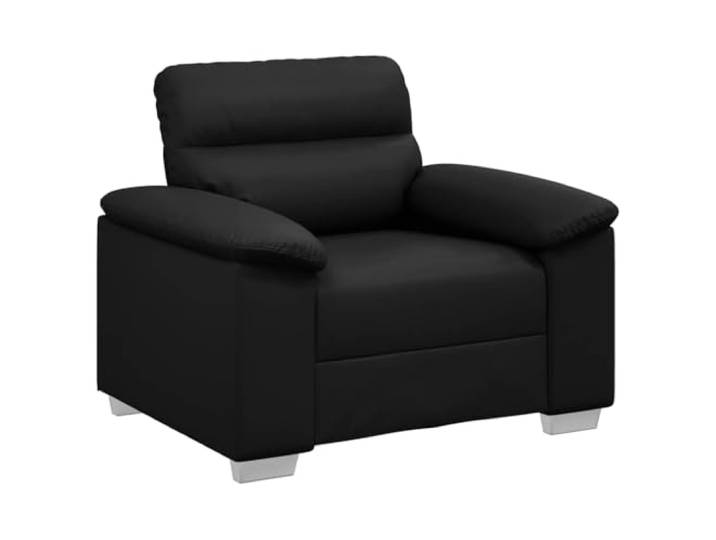 Makastle Sessel Schwarz 100x81x84 cm Kunstleder