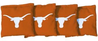 Skip's Garage Texas Longhorns Burnt Orange Cornhole Bags