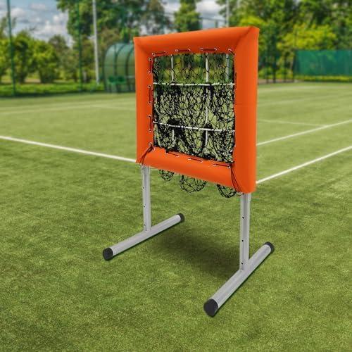Baseball-Trainingsnetz mit 9 Netztaschen, von 70-120cm höhenverstellbar, für Baseball und Softball