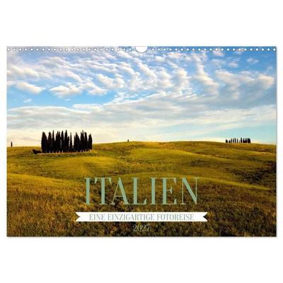 Italien, eine einzigartige Fotoreise (Wandkalender 2027 DIN A3 quer), CALVENDO Monatskalender