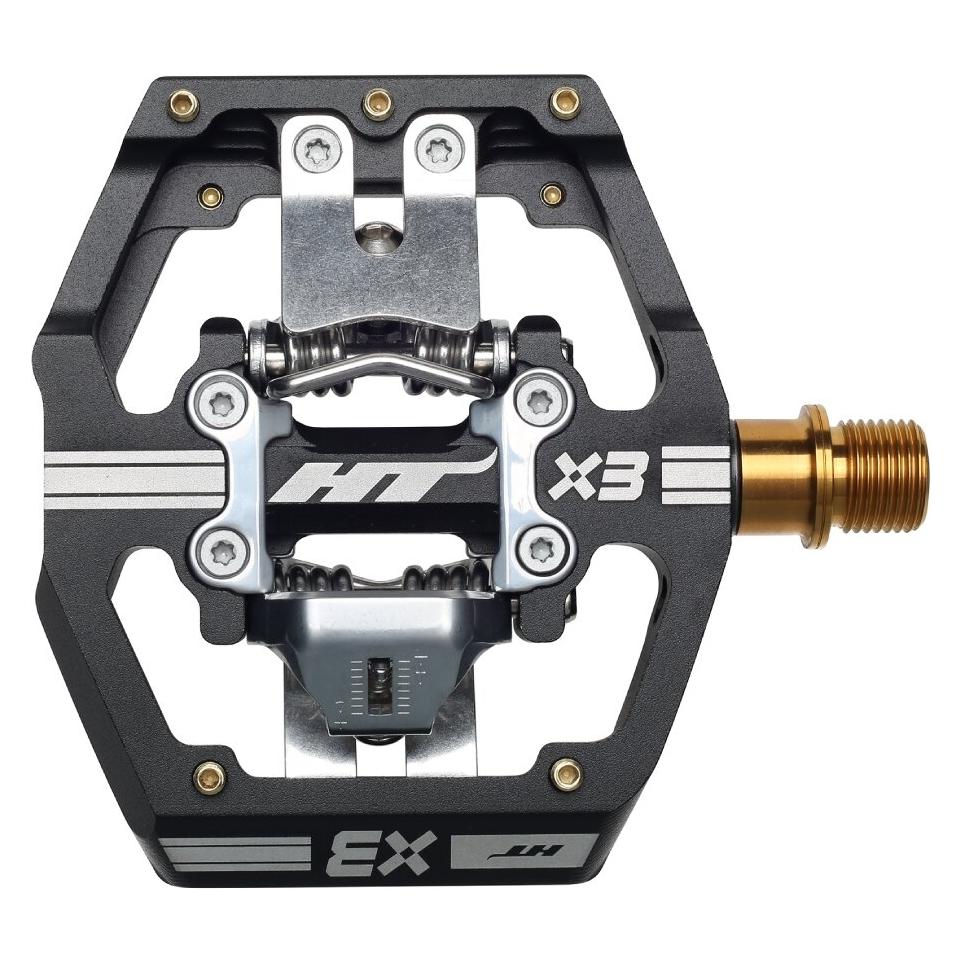 HT Ein Paar automatische Pedale Components X3T, schwarz (htpdx3tbk-4711126208787)
