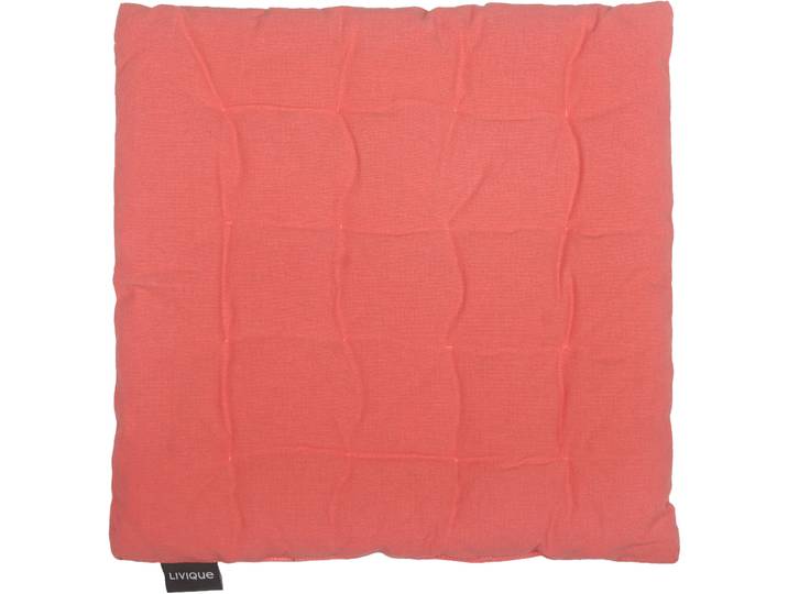 MyDeal Sitzkissen Nizza apricot Baumwolle