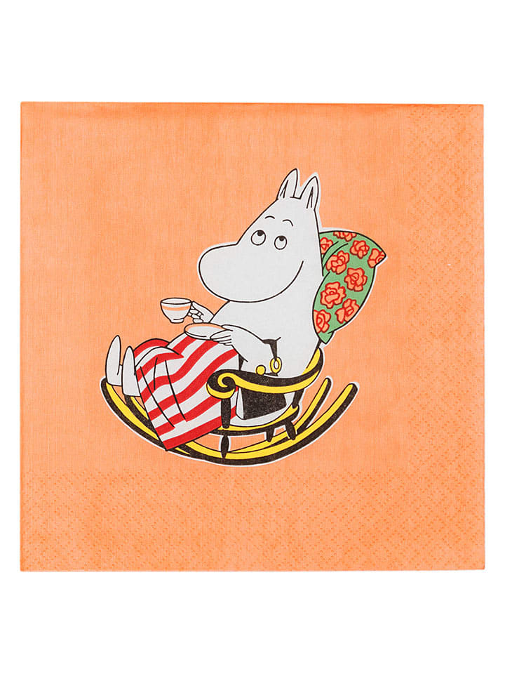 Servietten "Moominmamma" in Orange - 20 Stück - onesize