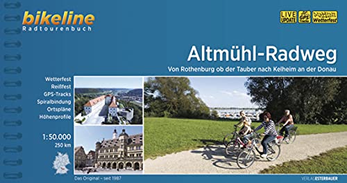 Esterbauer Verlag - Altmühl-Radweg: Von Rothenburg ob der Tauber nach Kelheim an der Donau, 1:50.000,250 km, wetterfest/reißfest, GPS-Tracks Download, LiveUpdate (Bikeline Radtourenbücher) - Preis vom 11.10.2026 15:43:13 h