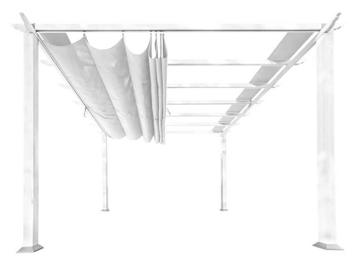 Paragon Outdoor Aluminium Pergola Florida 1111 Weiß 350x350x235 cm