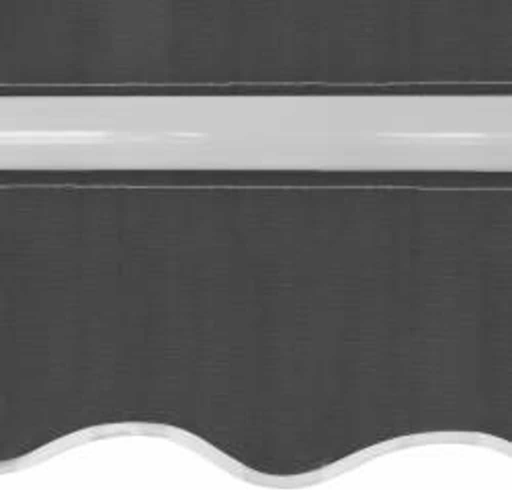 vidaXL Auvent pliable manuel 600 cm Anthracite