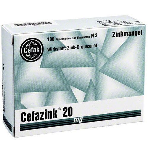 Cefazink 20 mg Filmtabletten 100 St