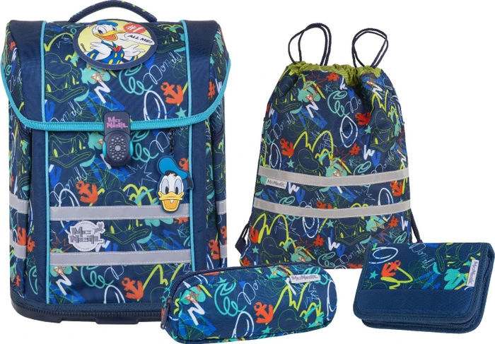 McNeill Schulranzen-Set PERFECTO 5tlg. DONALD DUCK