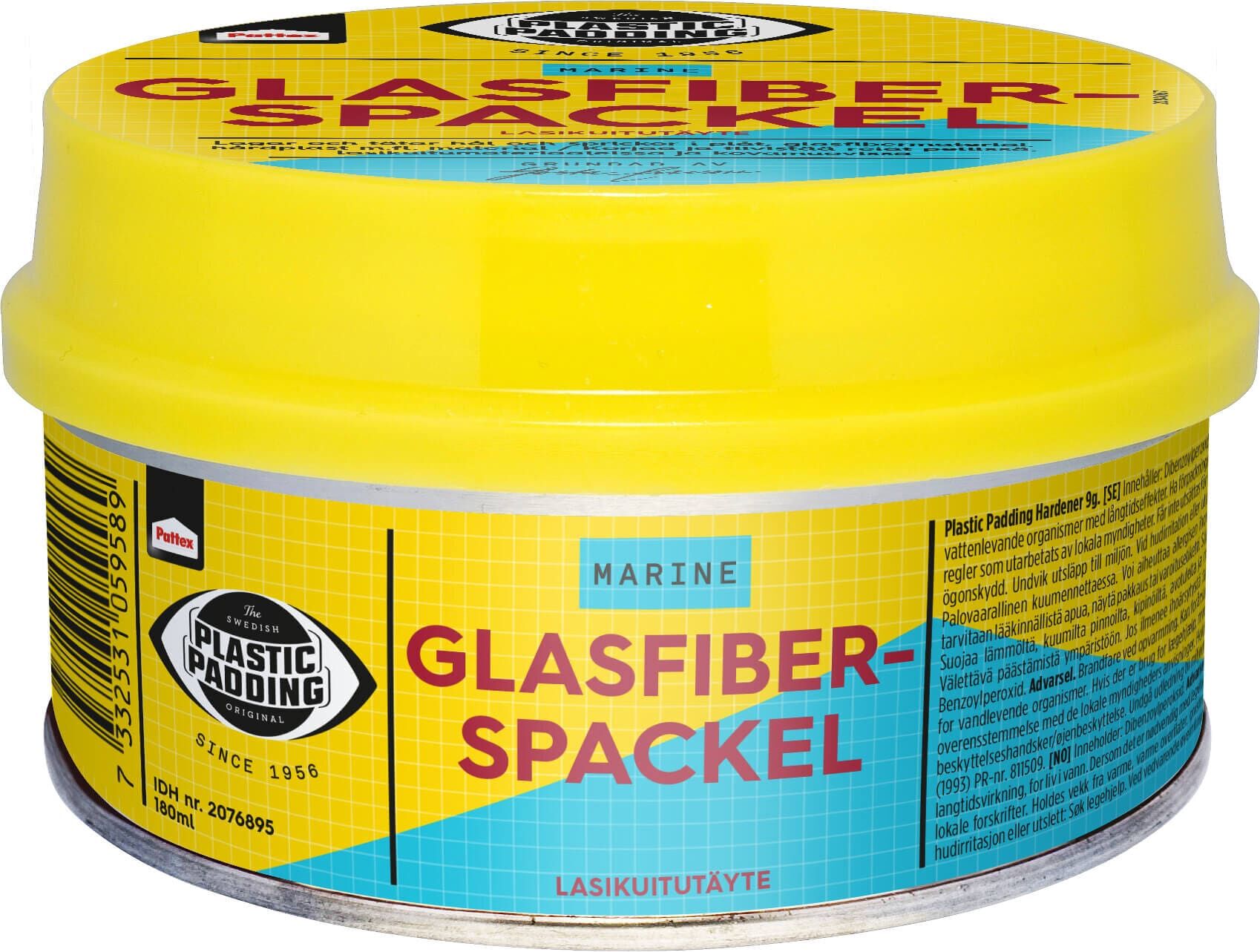 Plastic Padding Glasfiberspackel, 180 ml