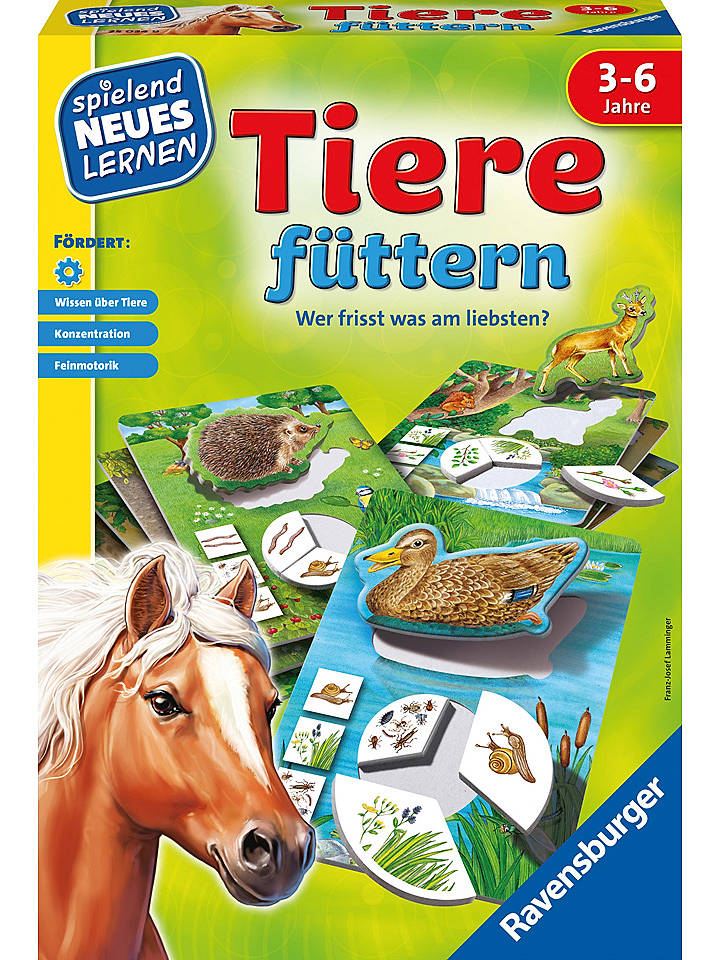Ravensburger Legespiel "Tiere füttern" - ab 3 Jahren - onesize