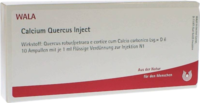 WALA Heilmittel GmbH CALCIUM QUERCUS Inject Ampullen 10X1 ml 00079757
