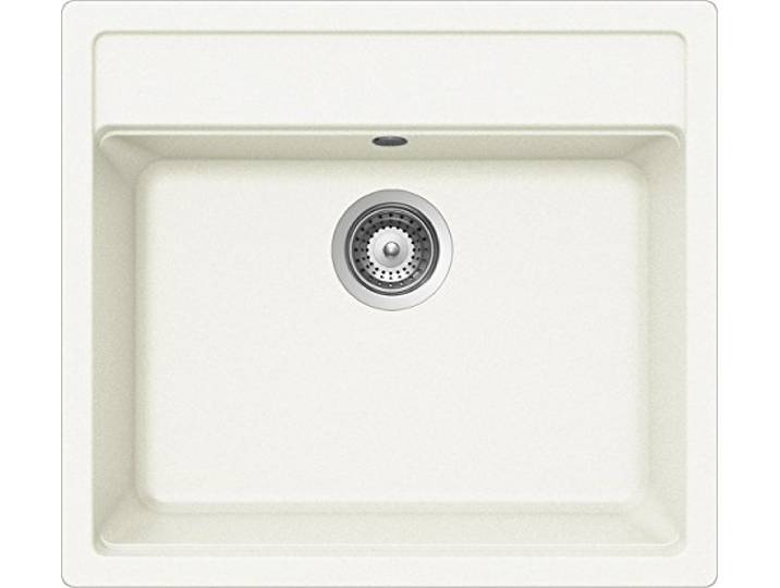Schock Nemo N100 07 Unterbauspüle, quadratisch, 513 x 358 mm, Weiß