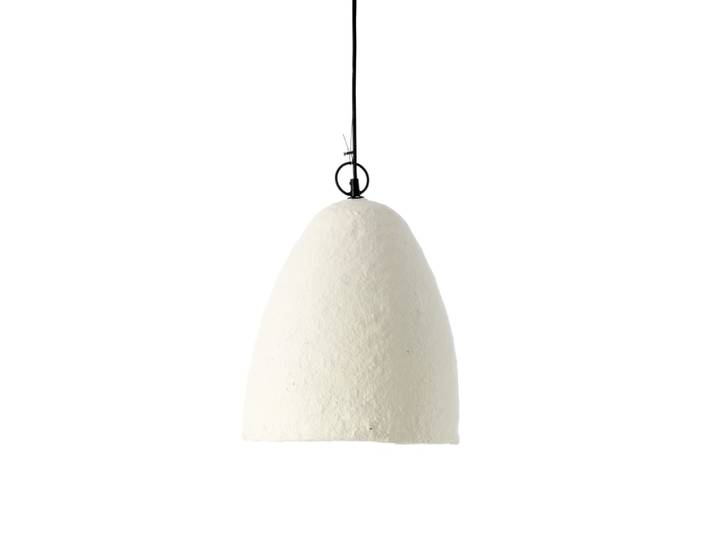 Suspension papier mâché blanc 30x30x35cm