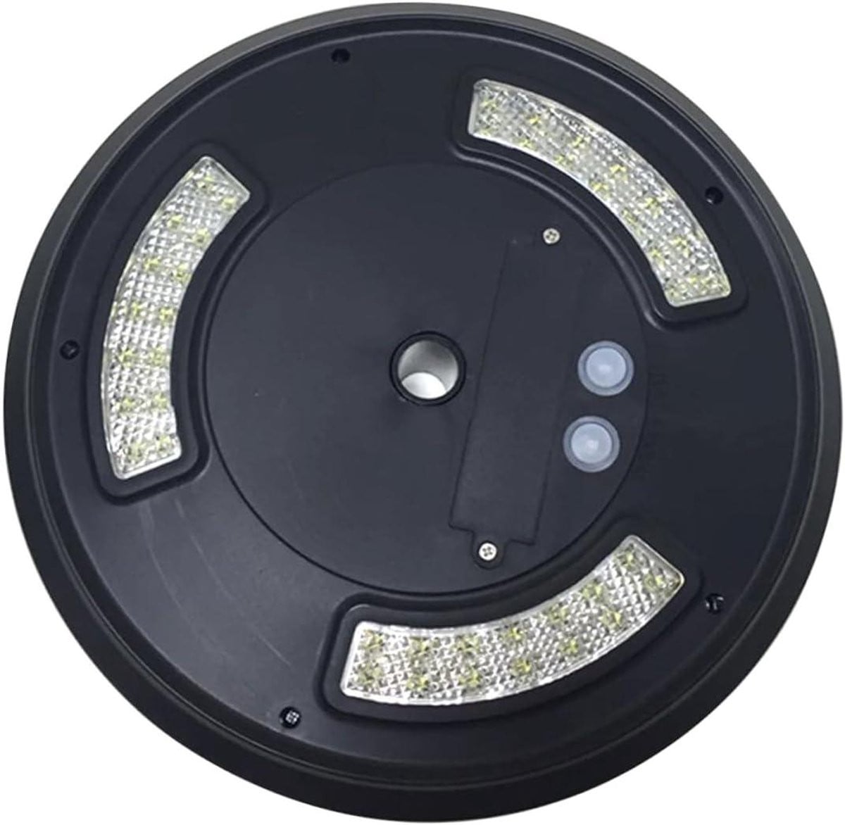 Moderne Zonne-energie Vlaggenmast Verlichting met LED - Zwart - Diameter: 22 cm