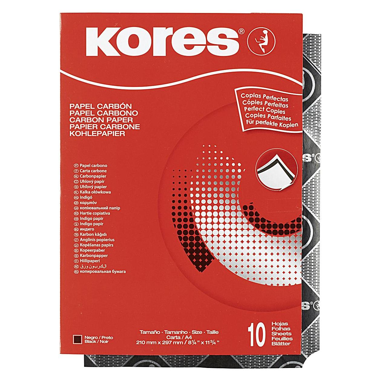 Kores Durchschreibpapier A4 (A4, 10 Blätter) (KD78966)