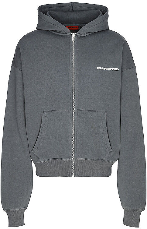 PROHIBITED Sweatjacke  grau   L M