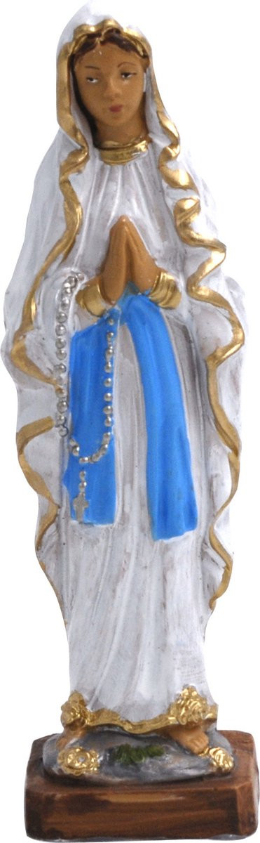 Biddende Maria beeldje voor kerstdecoratie, Hoogte: 12 cm