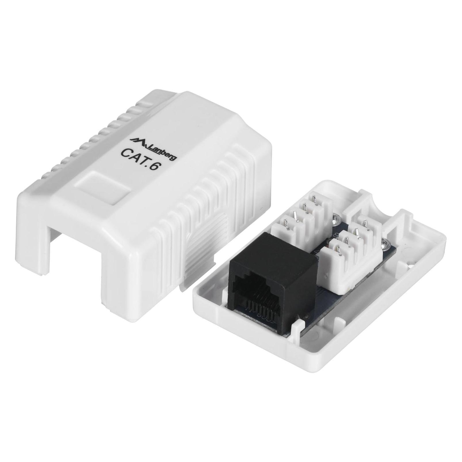 Lanberg OU6-0001-W Steckdose RJ-45 Weiss (OU6-0001-W)