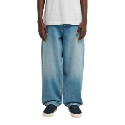 Straight-Jeans ELEMENT "Big 5 Denim", Herren, Gr. 30S, Normalgrößen, blau (worn indigo), Obermaterial: 80% Baumwolle, 20% Baumwolle., Jeans Straight-Jeans