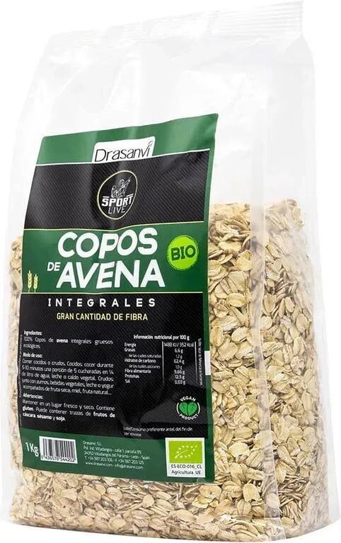Drasanvi Flocos de Aveia Grossos Integrais Sport Live 1 Kg