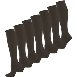 NUR DIE Damen Kniestrümpfe Fit & Vital 7er Pack