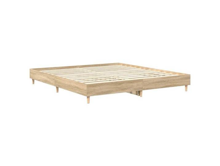 Lit 160x200cm - VIDAXL - Cadre de lit MODERNE - sans matelas - chêne sonoma L7305