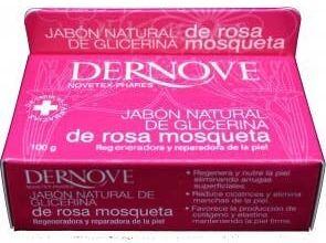 DERNOVE Jabón Natural de glicerina de Rosa Mosqueta 100 g