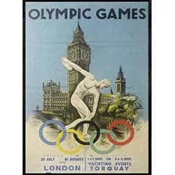 POSTER Olympische Spiele London A3 Rahmenlos