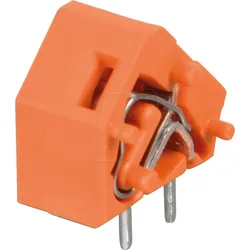 WAGO 236-756 - Leiterplattenklemme, anreihbar, RM 7,62, orange