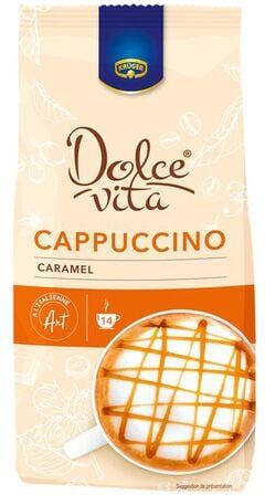 generic Dolce Vita Krüger Löslicher Kaffee Cappuccino Caramel 380 G - MaxiCoffee