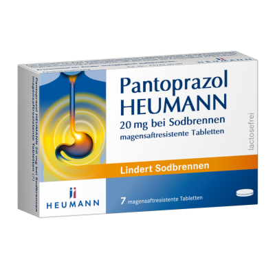 HEUMANN PHARMA GmbH & Co. Generica KG PANTOPRAZOL Heumann 20 mg b.Sodbrennen msr.Tabl. 7 St 06429135