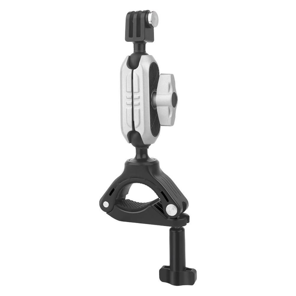 Techsuit - Sports Camera Riding Mount (JX-008) - GoPro Compatible, Aluminium Alloy - Gray (56342208)