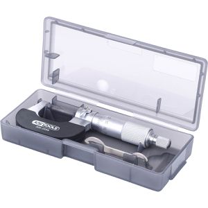 KS-Tools Bügelmessschraube 300.0555, DIN 863, analog, 0,01mm Auflösung, in mm, Messbereich 0 - 25 mm