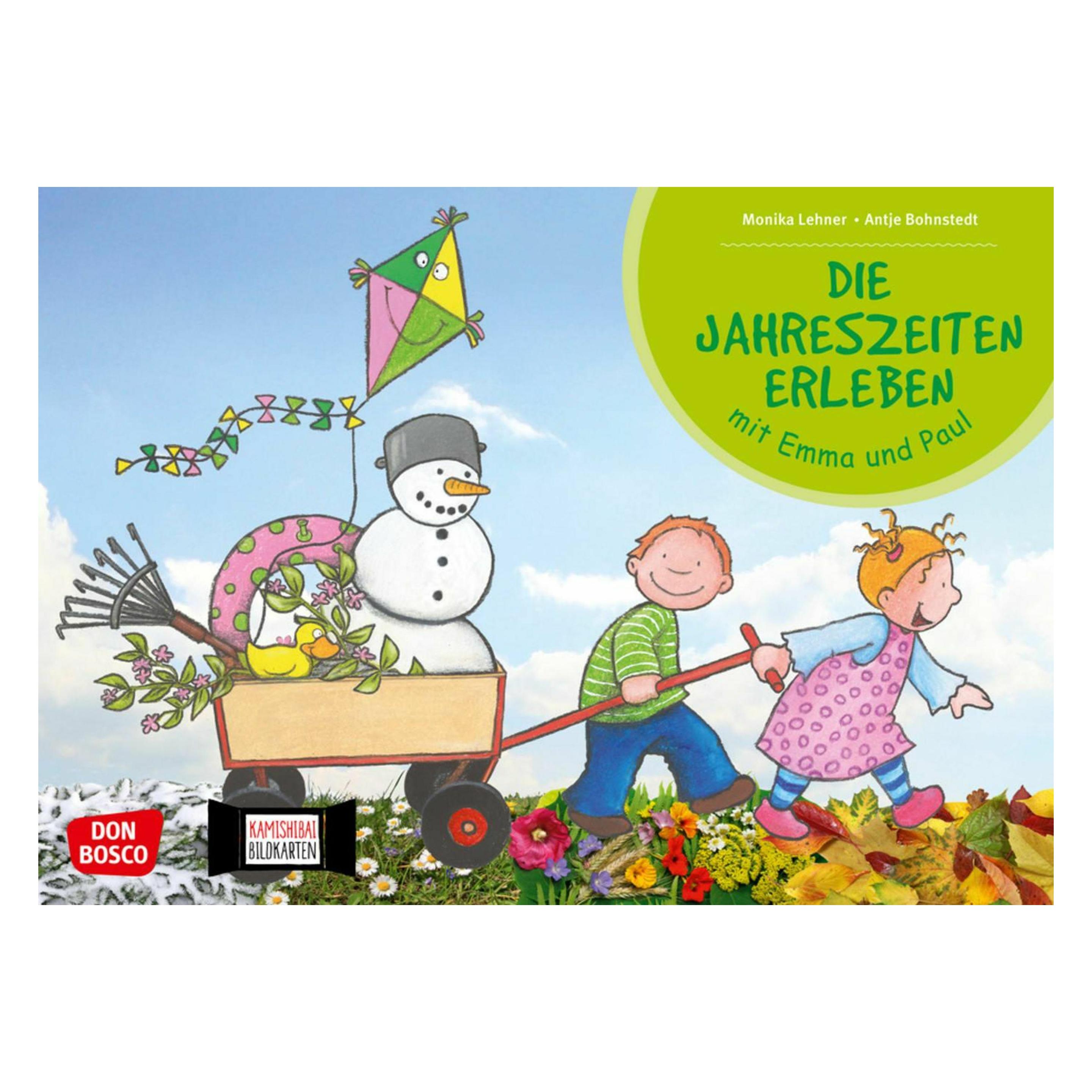 Don Bosco Bildkarten für unser Erzähltheater: Die Jahreszeiten erleben mit Emma und Paul (Antje Bohnstedt, Monika Lehner, Deutsch) (39408452)