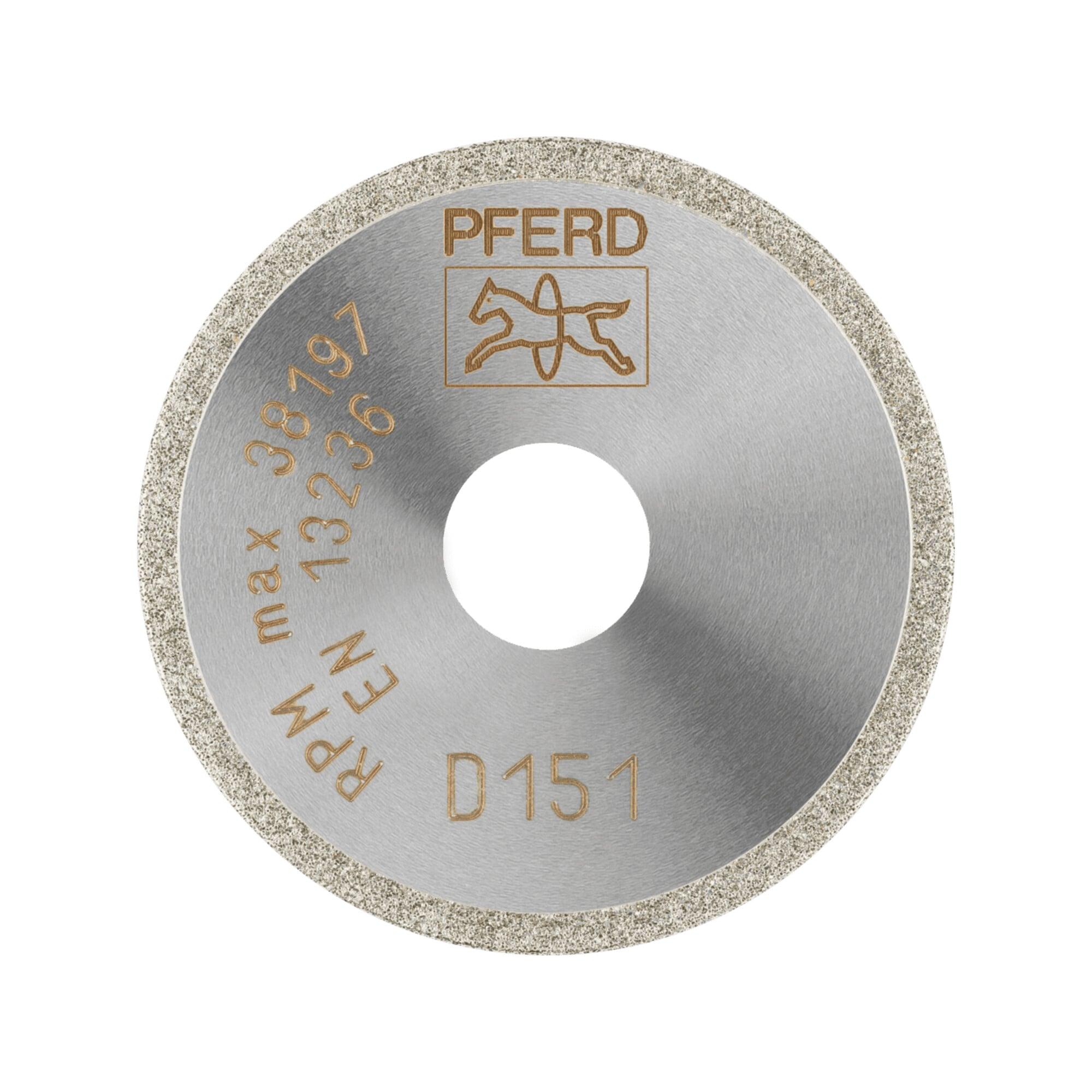 PFERD D1A1R Dia.- und CBN-Trennwerkzeug Galvanik, 40-1-10 D 151 GAD, 68404015)
