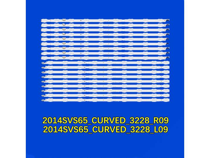Bande de rétro-éclairage TV LED, pour UN65HU7200 UA65HU7200 UA65HU7800 UE65HU7100 UE65HU7200 UN65HU7250 2014SVS65_CURVED_3228_R09 L09