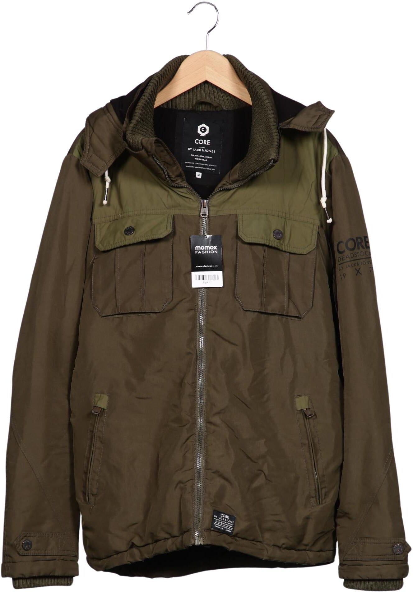 Jack & Jones Herren Jacke, Grün, Gr. M, Synthetik - Second Hand