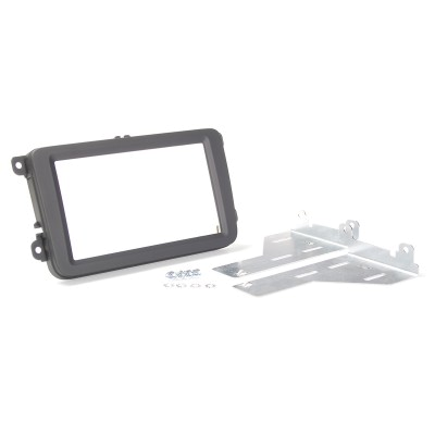 CHP Radioblende SKODA, VW 2DIN Soft Touch schwarz Profi Installer Kit