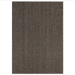 TT Home, Teppich, Teppich Garten Wetterfest Wohnzimmer Boho Natürliche Farben Struktur Jute Optik (160 x 120 cm)