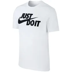 NIKE Sportswear JUST DO IT T-Shirt Herren 100 - white/black XXL