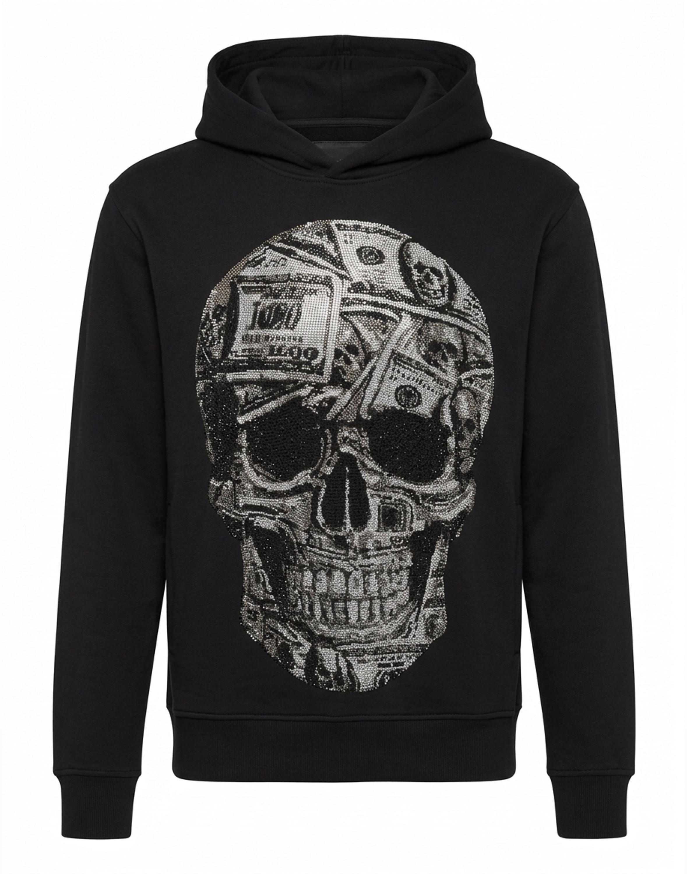 Kapuzen-Sweatshirt Skull